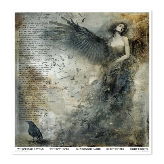 ITD COLLECTION Scrapbooking Papier Set 30x30 cm - Light & Shadow 1