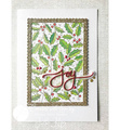 JULIE HICKEY - Polymer Stempel  - Jolly Holly Weihnachtsstechpalme