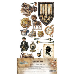 ALCHEMY OF ART Set 15x30cm Scrapbooking Papier, Behind Closed Doors