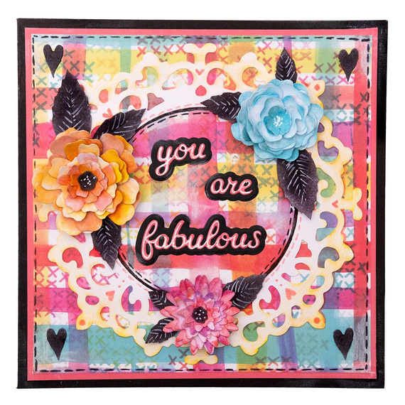 STUDIO LIGHT Scrapbooking-Papier Set A5 mit Elementen - Bloom & Butterfly