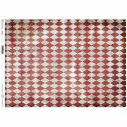 Reispapier für Decoupage A3 - Hintergrund Rhomben - R0375L - Itd Collection