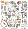 ALCHEMY OF ART 30x30cm einseitig Scrapbooking Papier 250g, The Provence Weekend