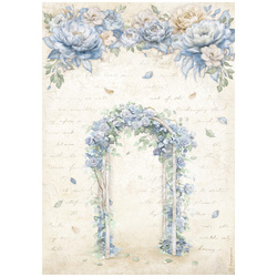 Reispapier Decoupage Bastelpapier A4 - Stamperia - Timeless Arch