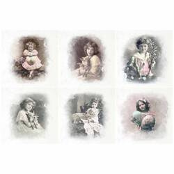 ITD Reispapier Decoupage SET Bastelpapier, Retro-Fotostudio RSM078 