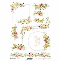 ITD Reispapier Decoupage Bastelpapier Serviettentechnik-R2217 Paare, Inschriften