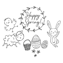 SIZZIX Stempel - Spring Essentialss by Olivia Rose