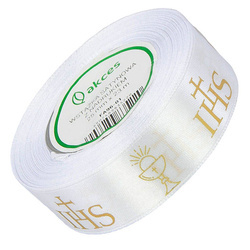 Satinband 25 mm - IHS-Druck - 23 m 