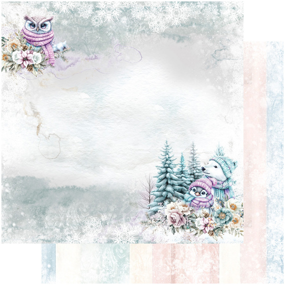 ALCHEMY OF ART Set 20x20cm Scrapbooking Papier, Magic of the Northern Lights