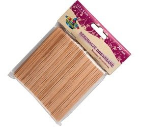 DECO Natürliche Eisstiele aus Holz 70 Stück.