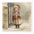 Reispapier-Set - Vintage Kinder, Weihnachten - RSM184 - Itd Collection