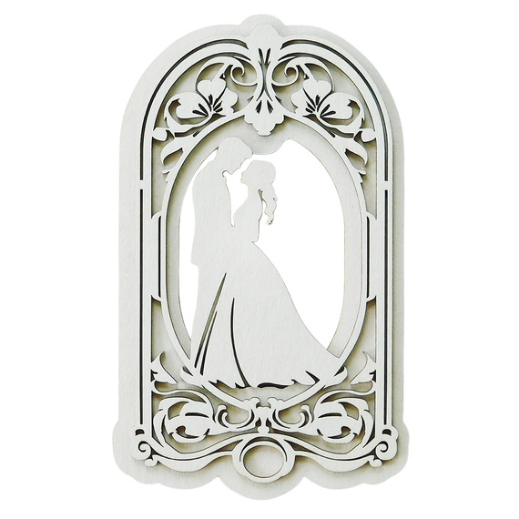 Die Cut Chipboard - Rahmen mit Dampf III - Kreatywna Pracownia