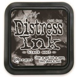 RANGER Tim Holtz Distress Ink Pad, Black Soot