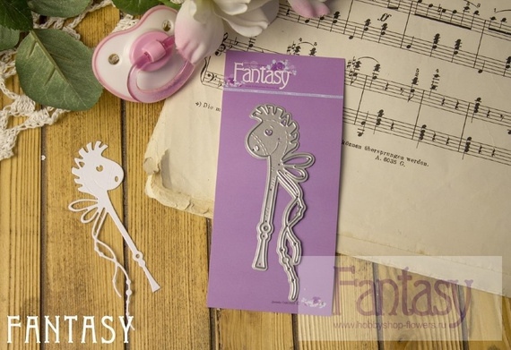 Stanzform Präge Stanzschablone Cutting Die -  Fantasy Dies  - Spielzeugpferd