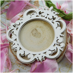 Dekorpappe Die Cut Chipboard Dekoration Schicht-II-Rahmen - Kreatywna Pracownia