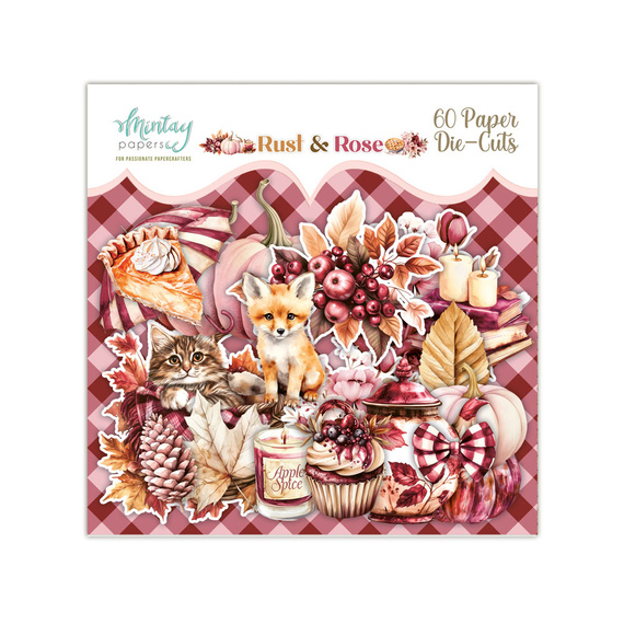 Papierelemente - Mintay - Rust & Rose 60 Stk.
