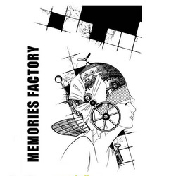 CARABELLE STUDIO Gummistempel Motivstempel - Steampunk Woman Portrait Steampunk Frauenporträt