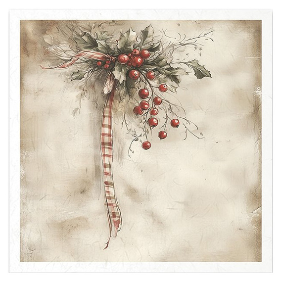 Reispapier-Set - Weihnachtsschmuck - RSM181 - Itd Collection