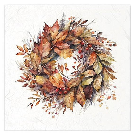 Scrapbooking-Bastelpapier-Set reisfeld - ITD - RSM151 Herbstsand Zapfen Vogelbeere