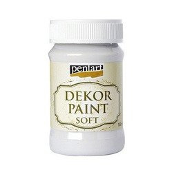 Dekor Paint Kreidefarbe Porzellan - off-weiß 100ml - PENTART