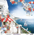 Scrapbooking Papier 30x30 - Mintay - Riviera Moments 01
