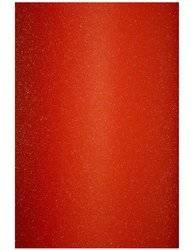 Selbstklebendes Glitzerpapier A4 rot 150g - 1St