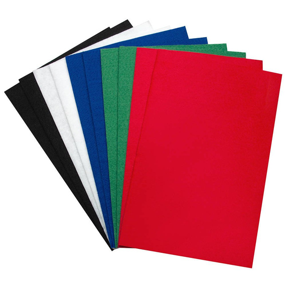 Dekorativer Filz A4 10 Bögen - Basic