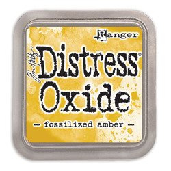 RANGER Tim Holtz Tinte Distress Oxide Ink Pad, Fossilized Amber