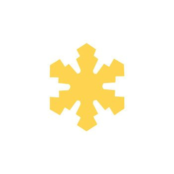 DPCRAFT Motivlocher für Scrapbooking Motivstanzer Stanzer, 2.5cm Schneekristall Schneeflocke