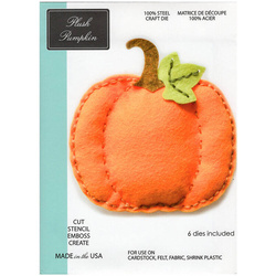 MEMORY BOX Stanzformen Set Stanzschablone Scrapbooking Die Cut, Plush Pumpkin Kürbis