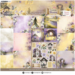 STUDIOLIGHT Set 12 Blatt 30x30cm doppelseitig Scrapbooking Papier - Growing & Blooming