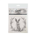 ITD - Reispapier-Set  - RSM053 Hasen - schwarz und weiß