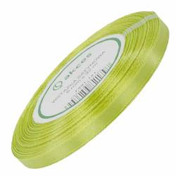 Satinband 6 mm/32m SCHLEIFENBAND Geschenkband Dekoband - grüner Apfel 