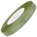 Satinband 12 mm - helles Khaki - 32 lfm