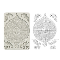 STAMPERIA SILIKONFORM Mold Abformen Gießen Mould, Fortune Makrokosmos