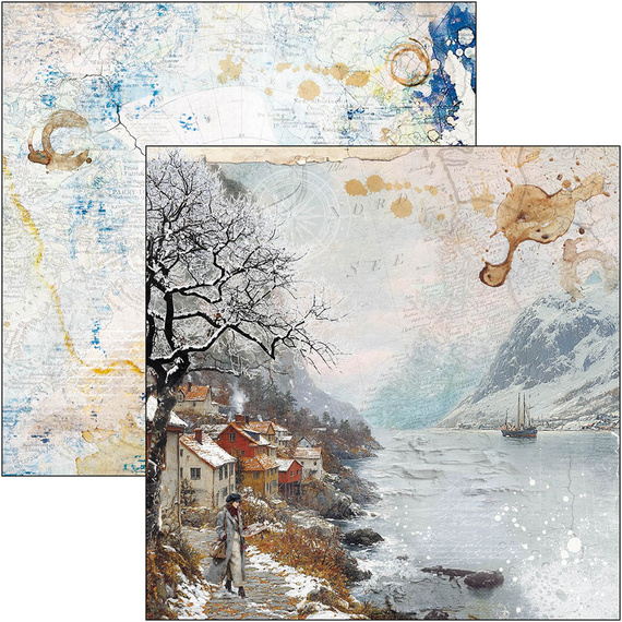 Scrapbooking Papier Set 30x30 cm - Paper Pad- Bastelpapier - Ciao Bella - An artist journey