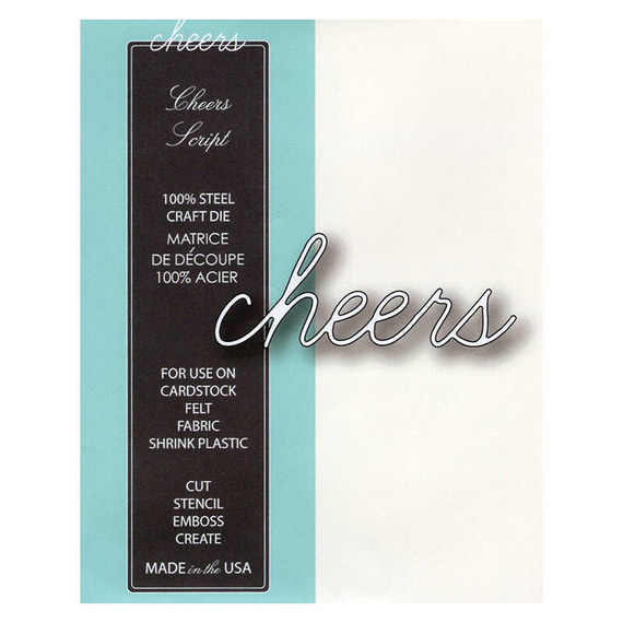 MEMORY BOX Stanzform Präge Stanzschablone Scrapbooking, Cheers 98900