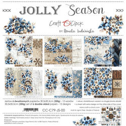 Scrapbooking Papier Set 30x30 - Craft o'clock - Mindfulness Time