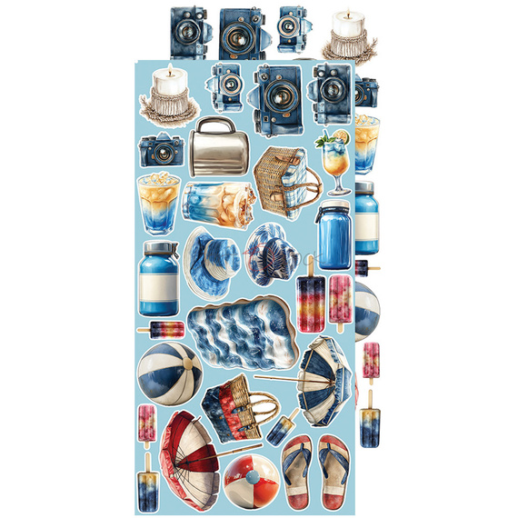 Scrapbooking Zubehör Set - Craft o'clock - Emerald Tales - Blumen