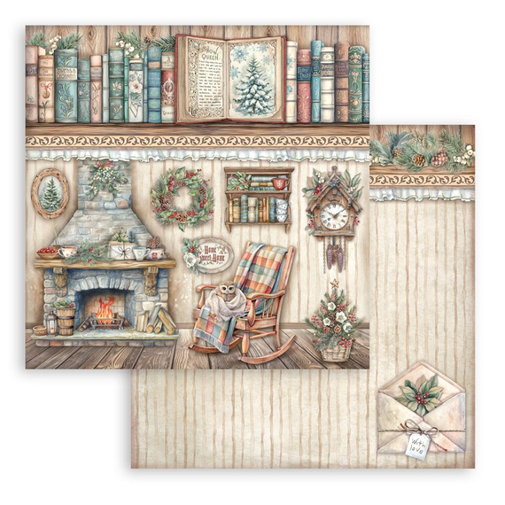 Scrapbooking Papier Set 30x30 - The Owl's House - Stamperia