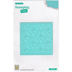 NELLIE'S CHOICE Stanzform mit Stempelfunktion - Hintergrund, Blumen, Platz STAD005