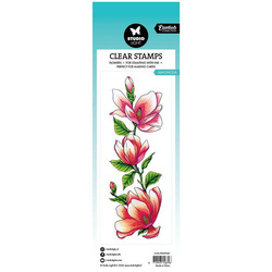 STUDIOLIGHT - Transparenter Stempel - Magnolia, Magnolienblüte