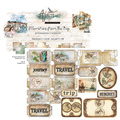 ALCHEMY OF ART Set 12Blatt 20x20cm doppelseitig Scrapbooking Papier, Memories from the trip