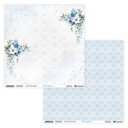 Scrapbooking Papier - ScrapAndMe - Winter Sparkle 05/06 - doppelseitig 30x30 cm