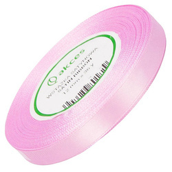 Satinband 12 mm - rosa - 32 lfm
