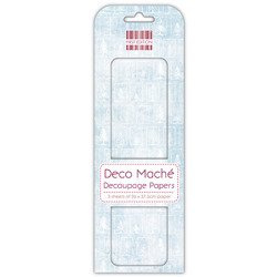 FIRST EDITION Decoupage-Papier Deco Mache CRAFT PAPER Icy Trees Weihnachtsbäume