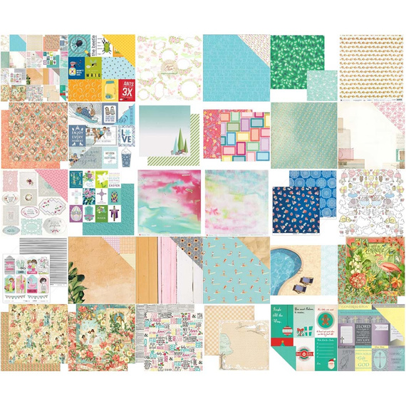 Packung Scrapbooking-Papiere - Mix Designs