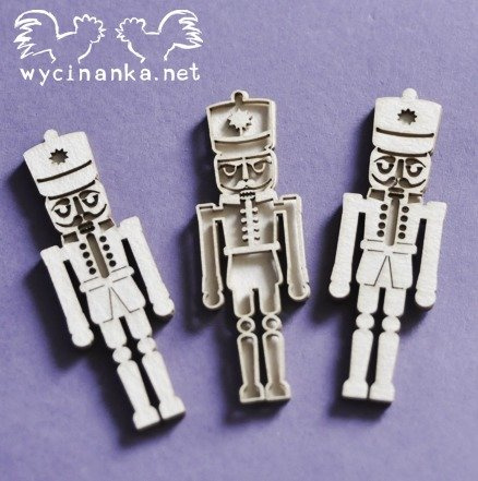 WYCINANKA - CHRISTMAS NOSTALGY - Nussknacker 6cm