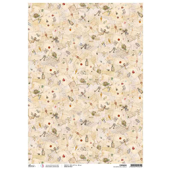 CIAO BELLA Reispapier Decoupage Bastelpapier Softpapier, Enchanted Spell Scrolls