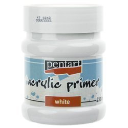 PENTART Grundierung Farbe Acrylic Primer weiß 230 ml, 3222