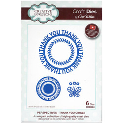 Stanzform Präge Stanzschablone Cutting Die - Creative Expressions - Thank You